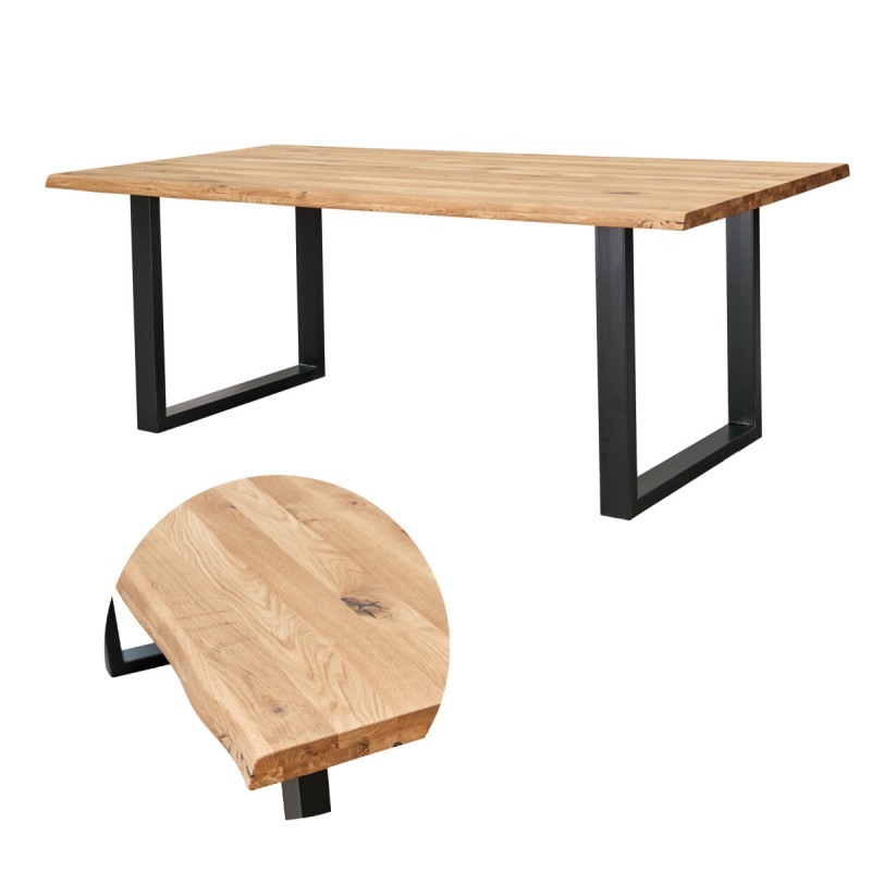Patas de mesa de metal en forma de U