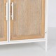 Mueble auxiliar blanco y roble 77 cm Mirabel