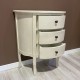 Mueble auxiliar blanco 3 cajones Helga