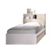 Cama compacta juvenil blanca y natural Neptuno