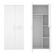 Armario blanco 3 puertas 90 cm Kela