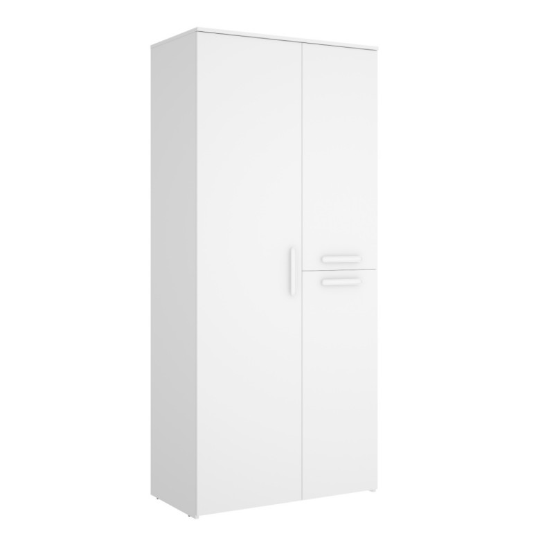 Armario blanco 3 puertas 90 cm Kela