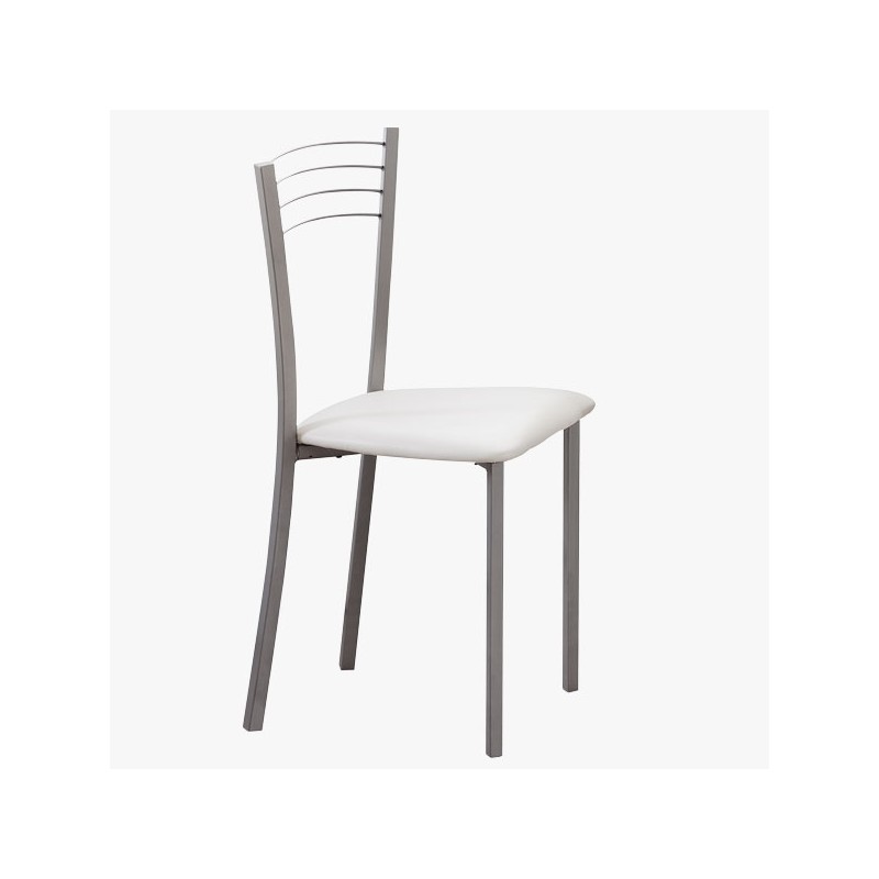 Silla Cocina Metalica Blanca Kayla Merkahome Com